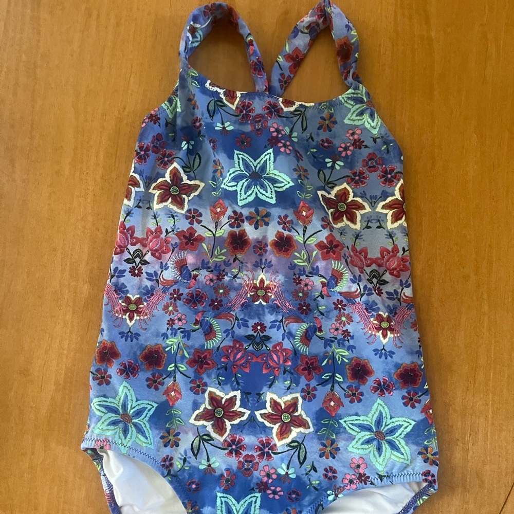 Floral Garnet Hill One Piece Swimsuit